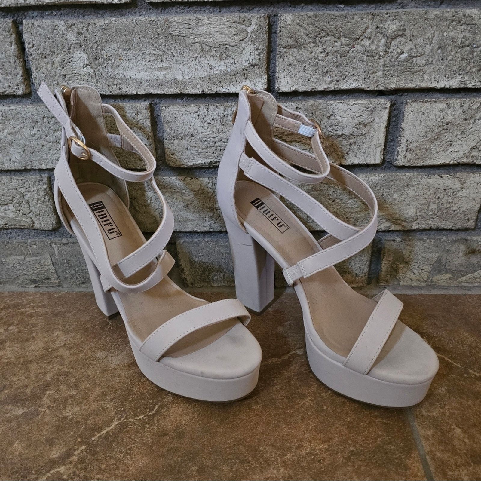 Other Beige | IDIFU | Strapped Mandy Bootie Size US 7 / IT 37 - 2 Thumbnail