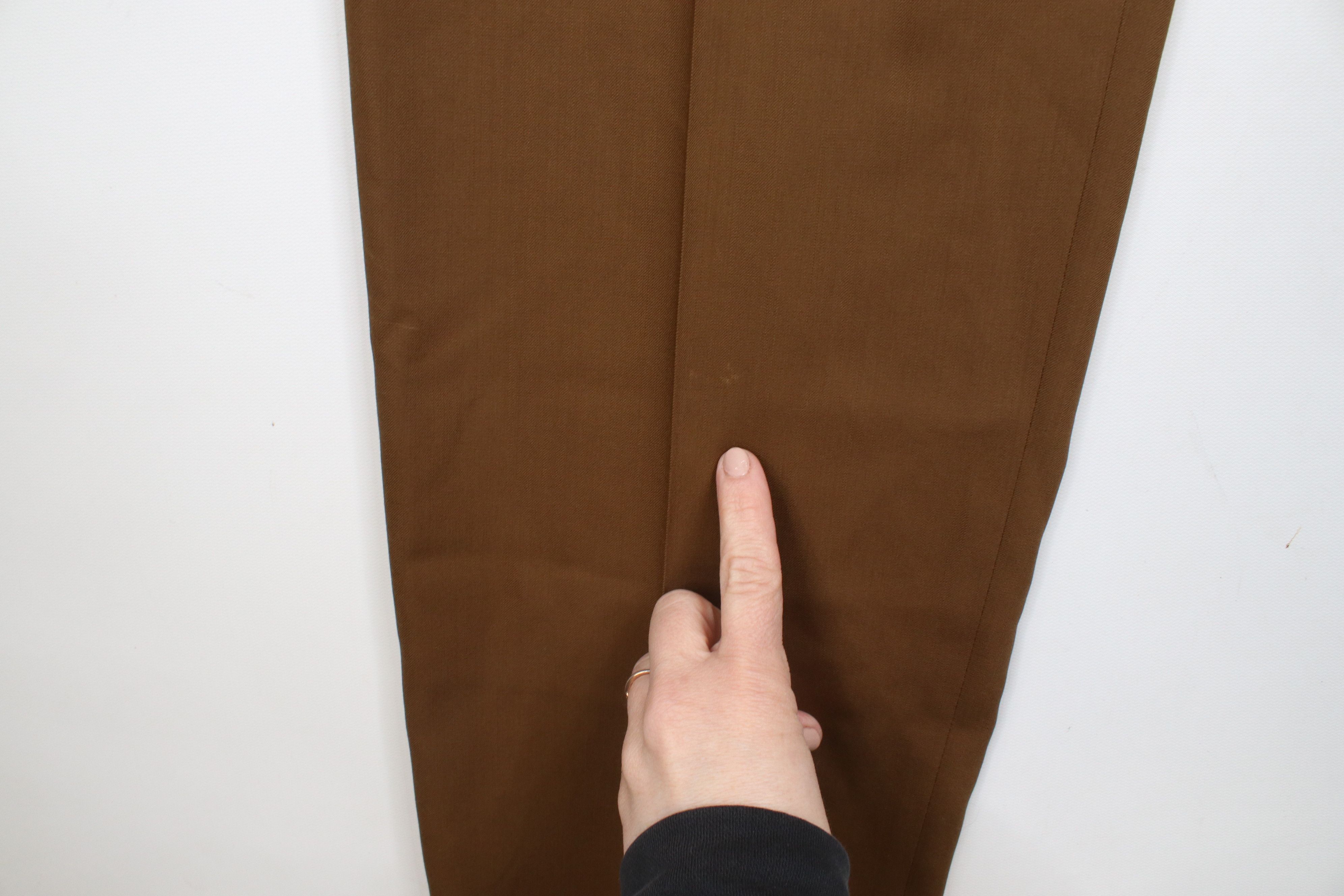 Vintage Vintage 90s Streetwear Wide Leg Super 100s Wool Chino Pants Size US 36 / EU 52 - 5 Thumbnail