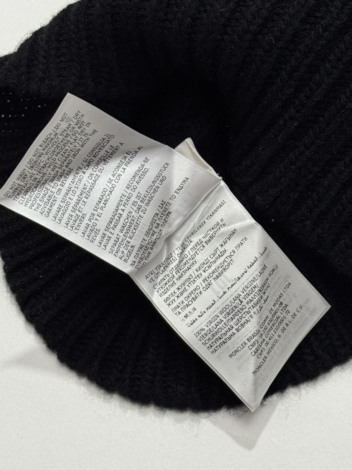 Moncler Moncler BALACLAVA virgin wool Size ONE SIZE - 10 Thumbnail