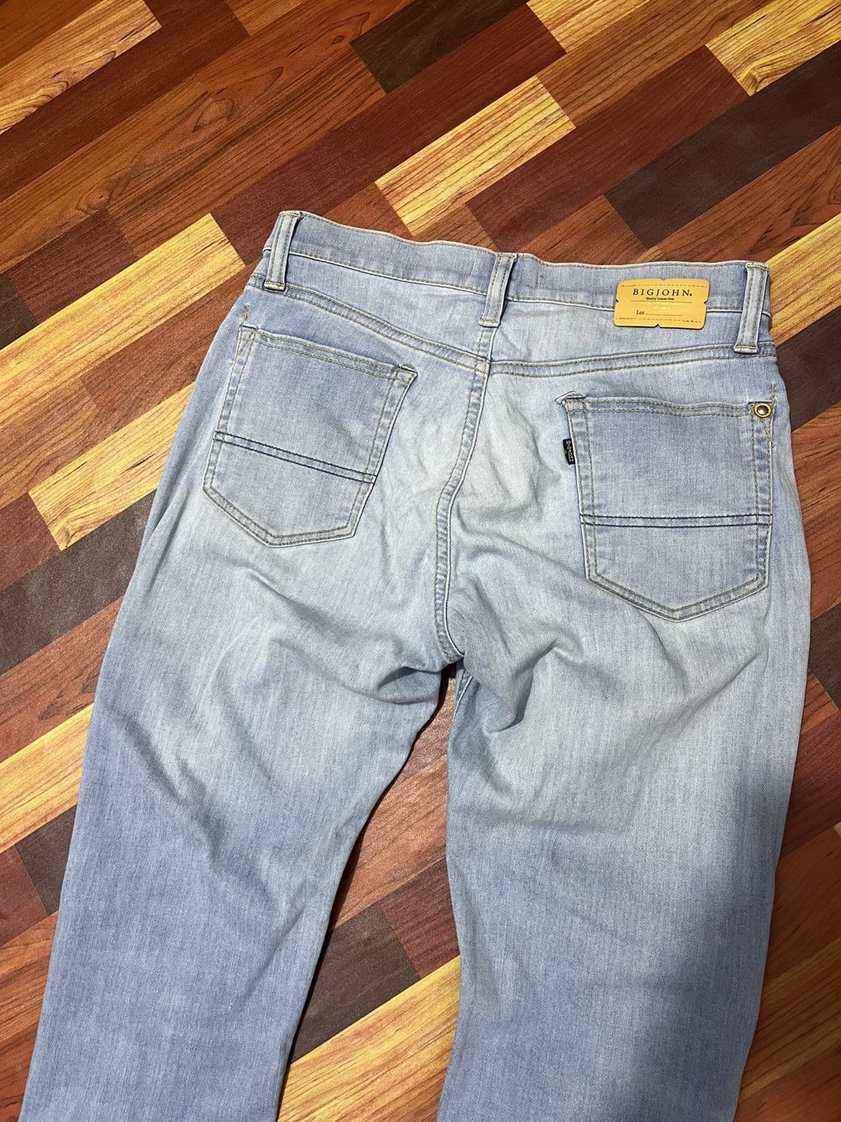 Big John Big John Japan Skinny Fit Light Wash Jeans W30 Size US 30 / EU 46 - 10 Thumbnail