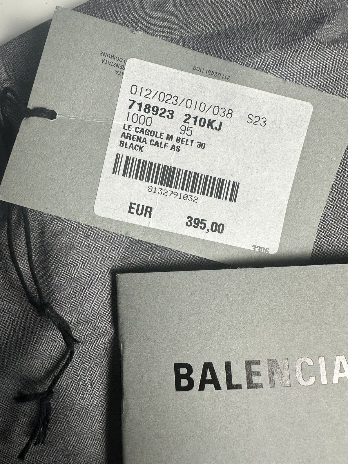 Balenciaga Balenciaga Cagole leather belt 95 BNWT Size 34 - 4 Thumbnail