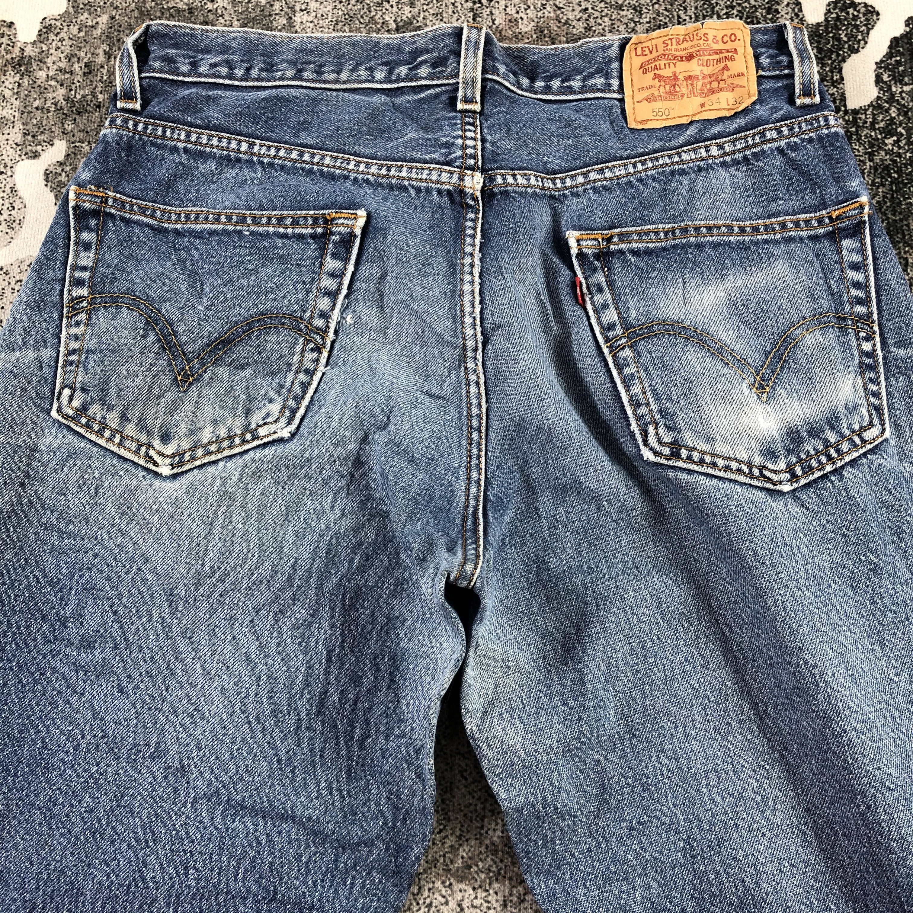 Levi's Vintage Levi's 550 Jeans Stone Wash Denim KJ1413 Size US 34 / EU 50 - 3 Thumbnail
