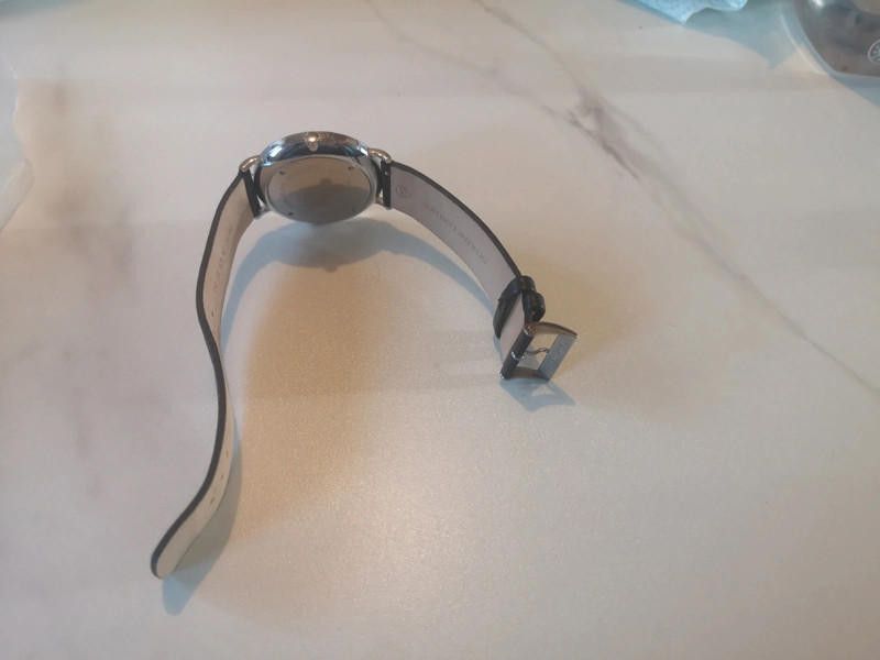 Skagen Skagen black dial leather strap watch Size ONE SIZE - 5 Thumbnail
