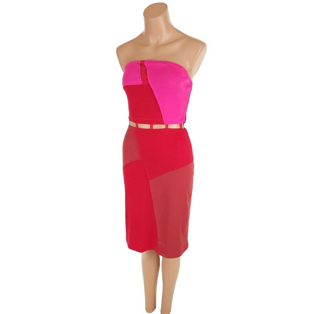Andersson Bell Andersson Bell Cotton Midi Dress Size S Pink $470 Size S / US 4 / IT 40 - 5 Thumbnail