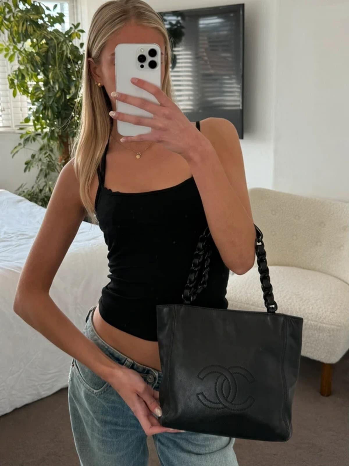 Chanel Chanel CC Camellia Tote Bag Mini Size ONE SIZE - 3 Thumbnail