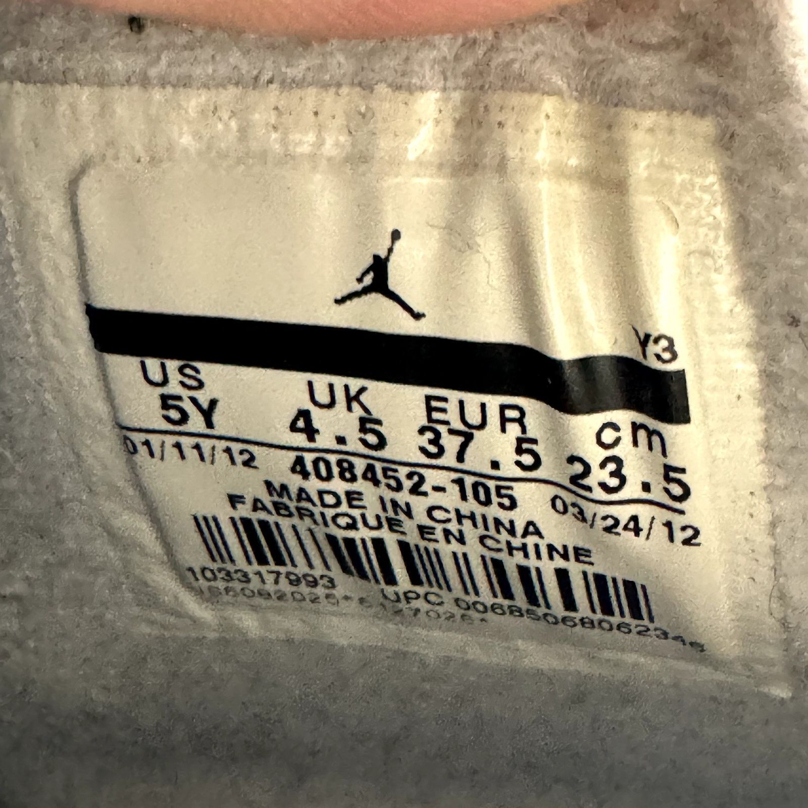 Jordan Brand × Nike Size 5 - Nike Air Jordan 4 Retro GS Military Blue 2012 Shoes Size US 5 / EU 37 - 8 Thumbnail