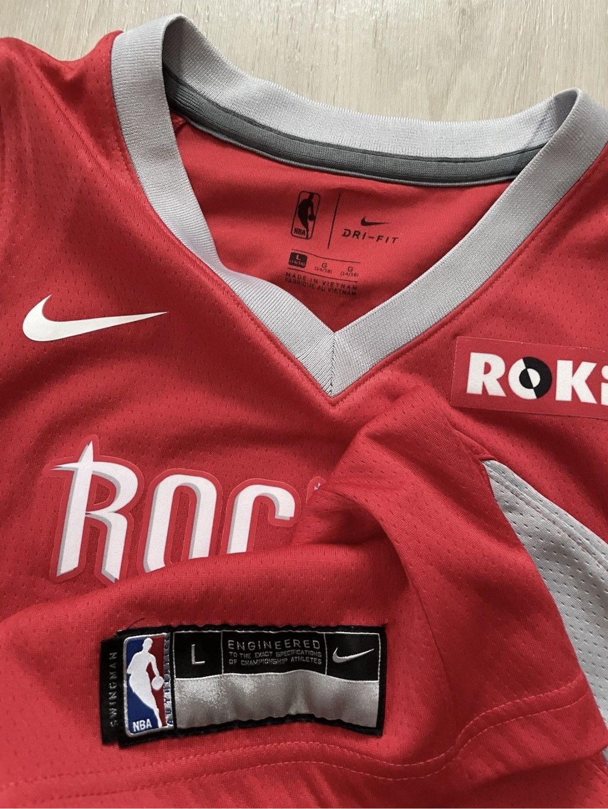 Nike Nike DriFit Houston Rockets James Harden #13 Youth Large Size US XS / EU 42 / 0 - 2 Thumbnail