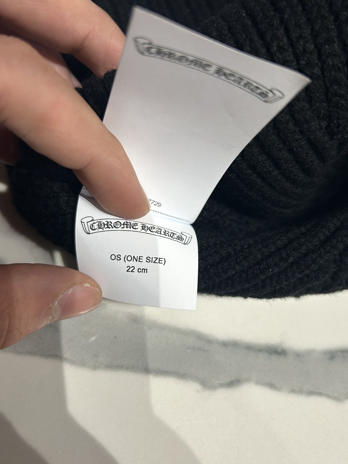 Chrome Hearts Chrome Hearts Triple Cross Patch Beanie Size ONE SIZE - 7 Thumbnail