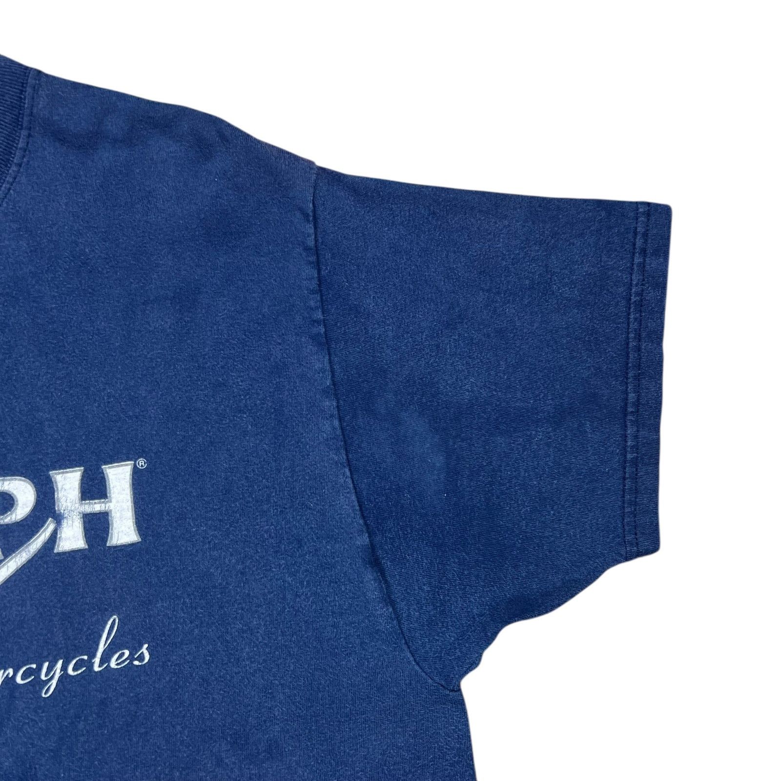 Hanes × Vintage Vintage 90s Triumph Legendary Motorycles faded biker tee (L) Size US L / EU 52-54 / 3 - 6 Thumbnail