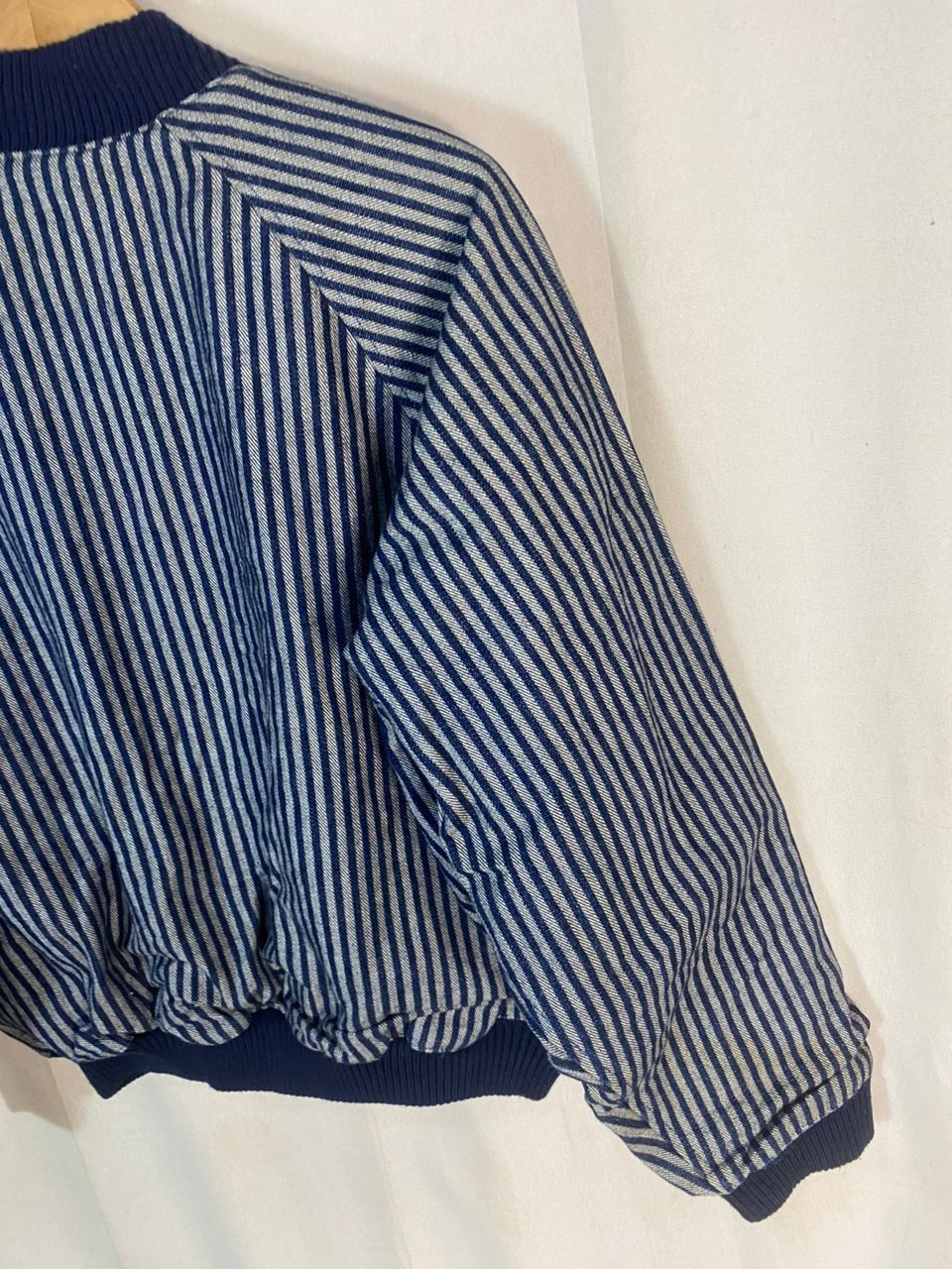 Japanese Brand × Vintage Vintage pineapple county stripe denim snap button jacket Size US M / EU 48-50 / 2 - 12 Thumbnail