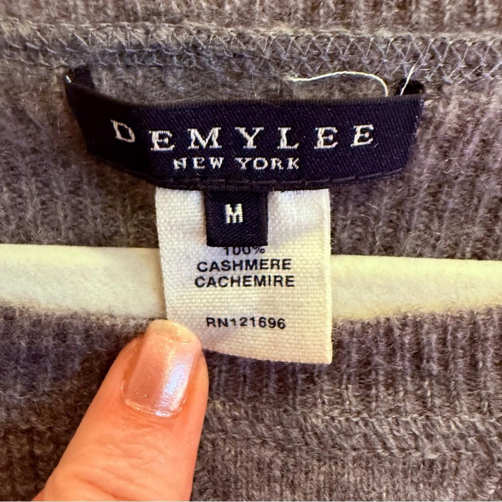 Other Demylee Women’s Cashmere Sweater in Gray Sz M Size M / US 6-8 / IT 42-44 - 5 Thumbnail