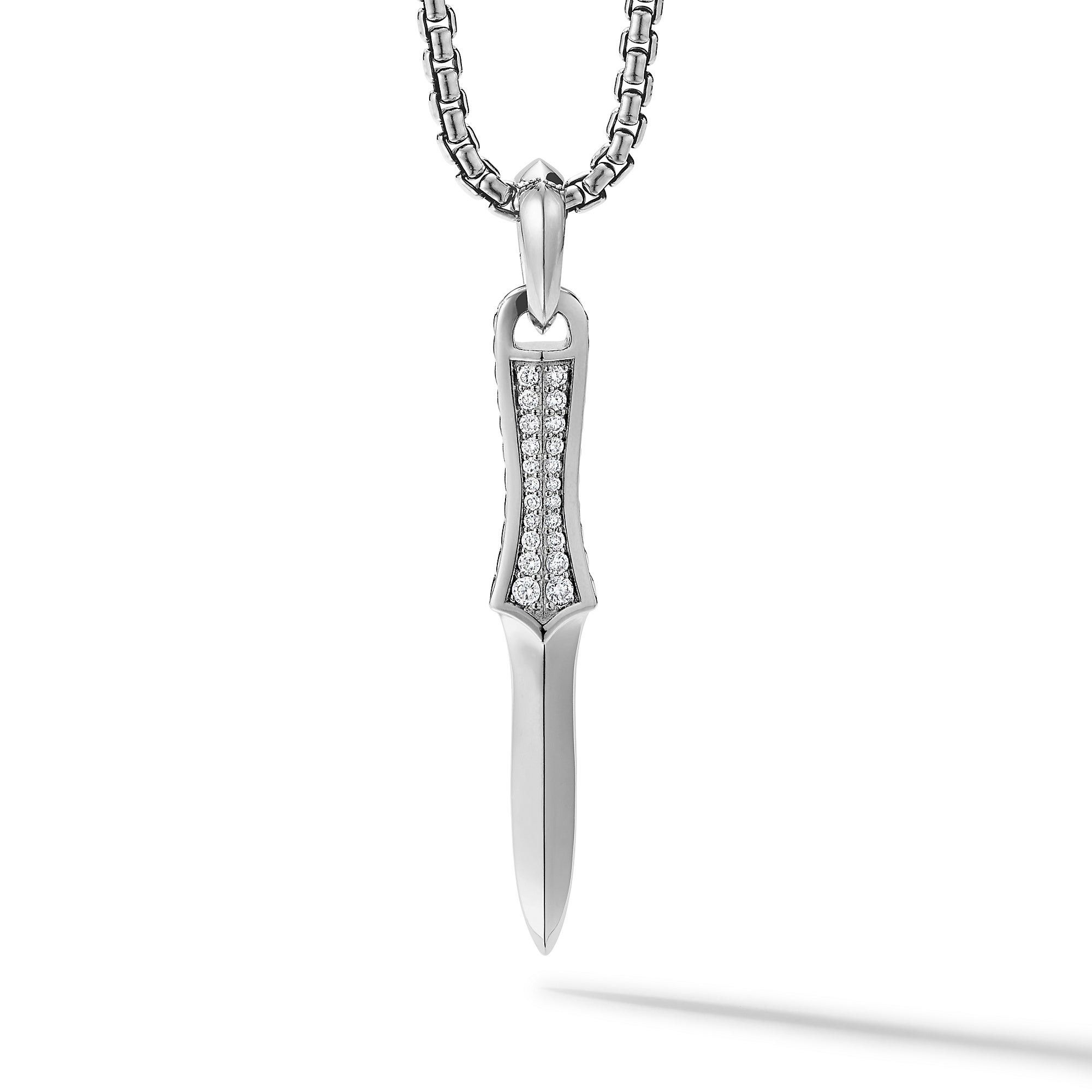 David Yurman o1w1db10526 D25638M /Size 9/Dagger Amulet in Silver Size ONE SIZE - 1 Thumbnail