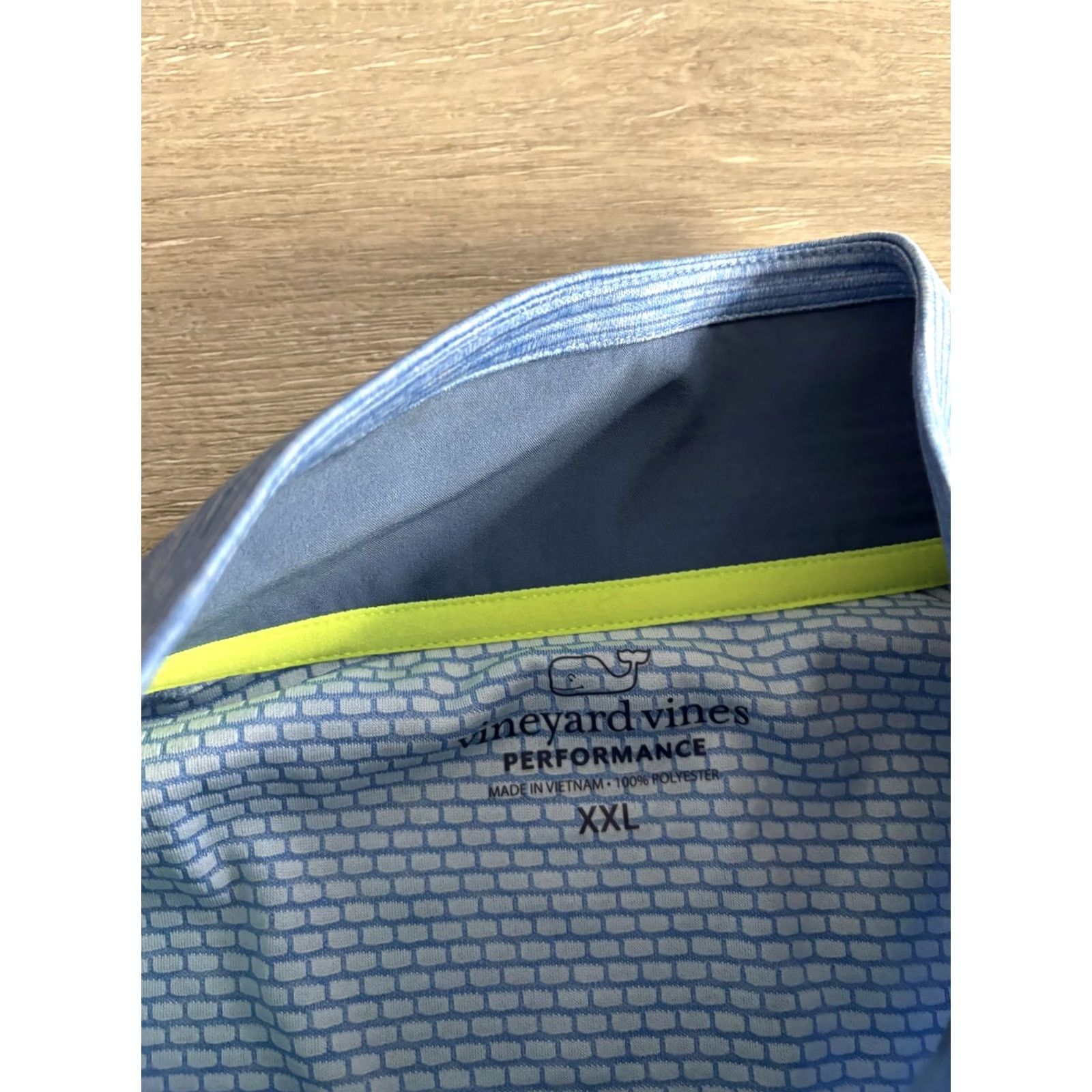 Vineyard Vines Vineyard Vines Pullover Mens 2XL Blue Quarter Zip Performance Lightweight Long Sleeve Mock Neck Casual Activewear Striped Logo Size US XXL / EU 58 / 5 - 3 Thumbnail