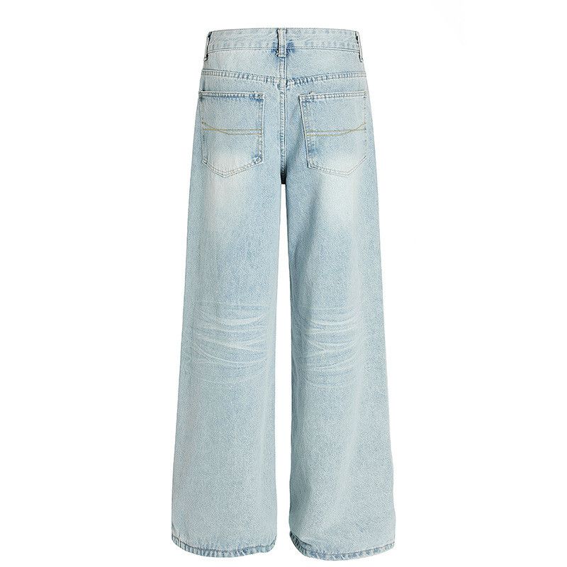 Jean American Cleanfit Casual Washed Jeans for Men Size US 32 / EU 48 - 2 Thumbnail