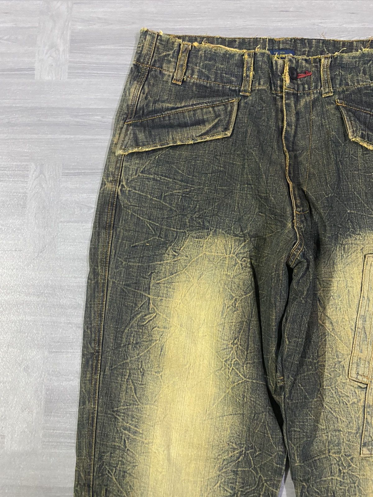 Woolrich Woolen Mills Vintage 90’s WOOLRICH Mudmax Claw Mark Baggy Denim Size US 35 - 5 Thumbnail