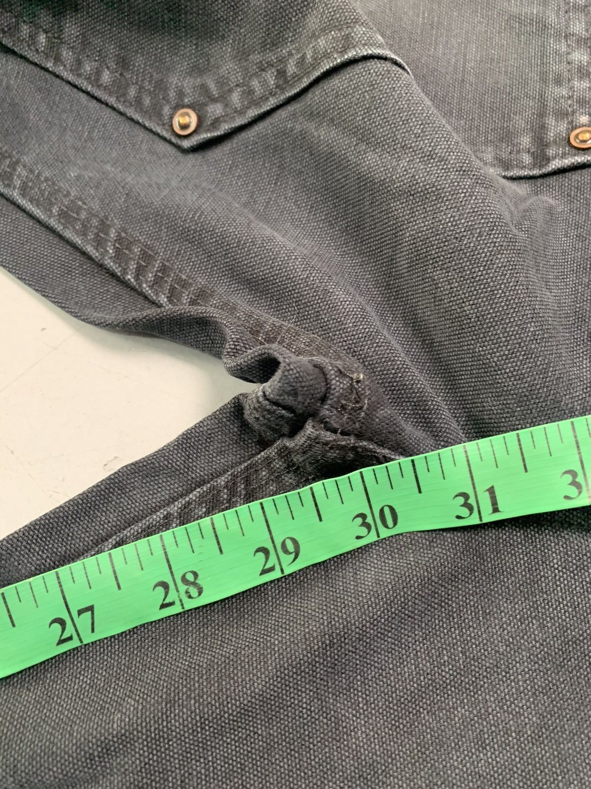 Carhartt Vintage sunfade Carhartt b11 Blk double knee denim Size US 36 / EU 52 - 14 Thumbnail
