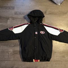 1990's SAN FRANCISCO 49ERS STARTER PRO LINE RAIN COAT L