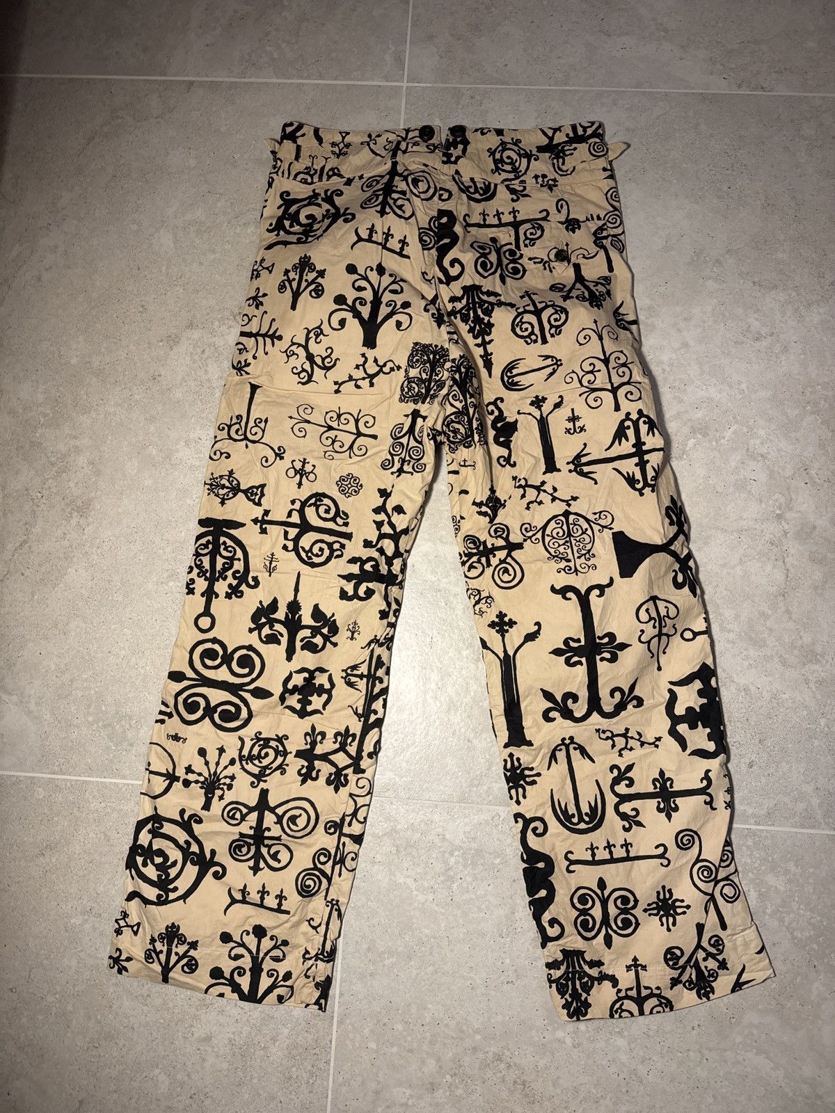 John Alexander Skelton printed trousers cxiii Size US 34 / EU 50 - 3 Thumbnail