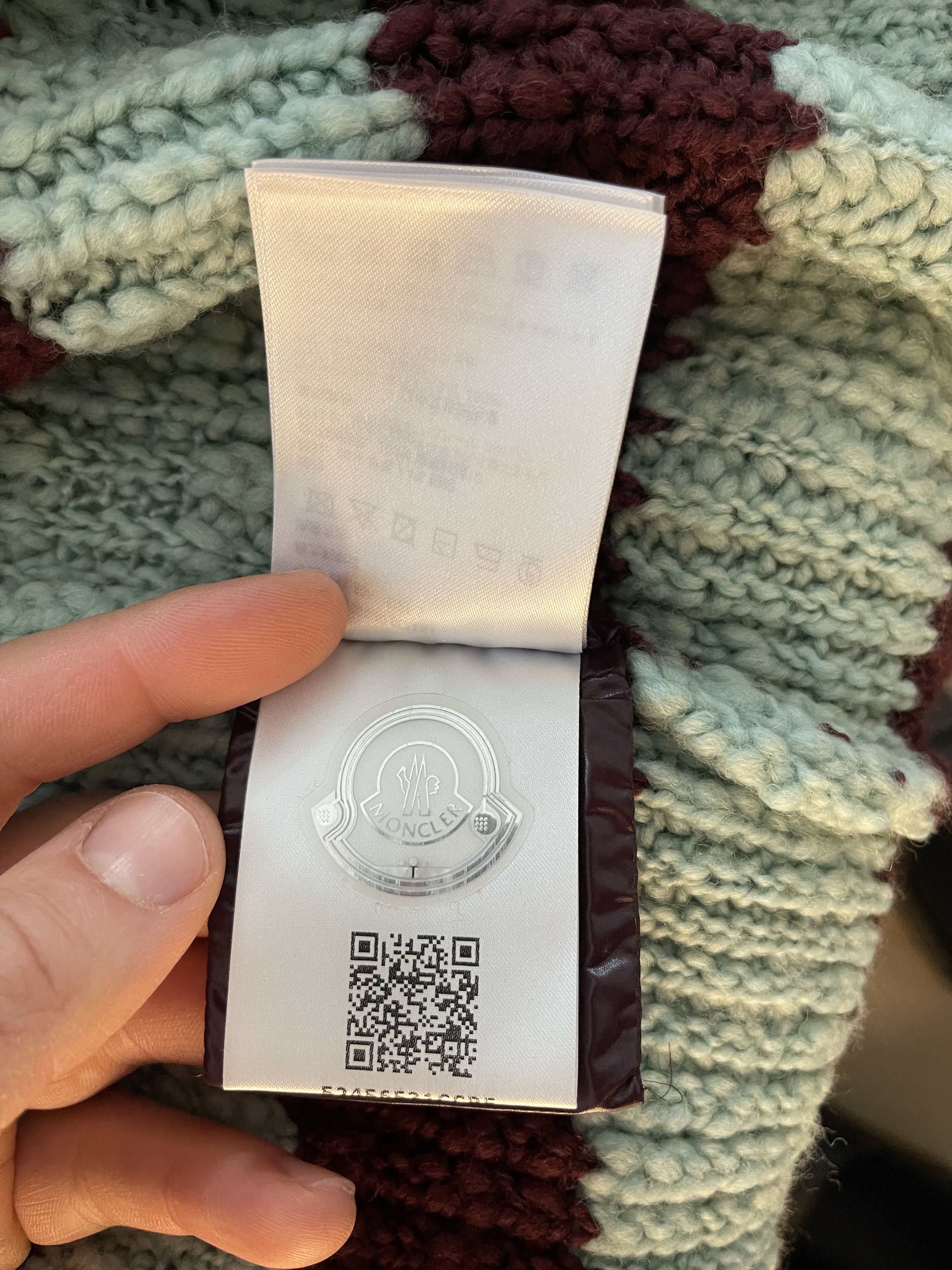 Moncler Moncler Women's Turtleneck Two-Toned Striped Back Cardigan Size S / US 4 / IT 40 - 8 Thumbnail
