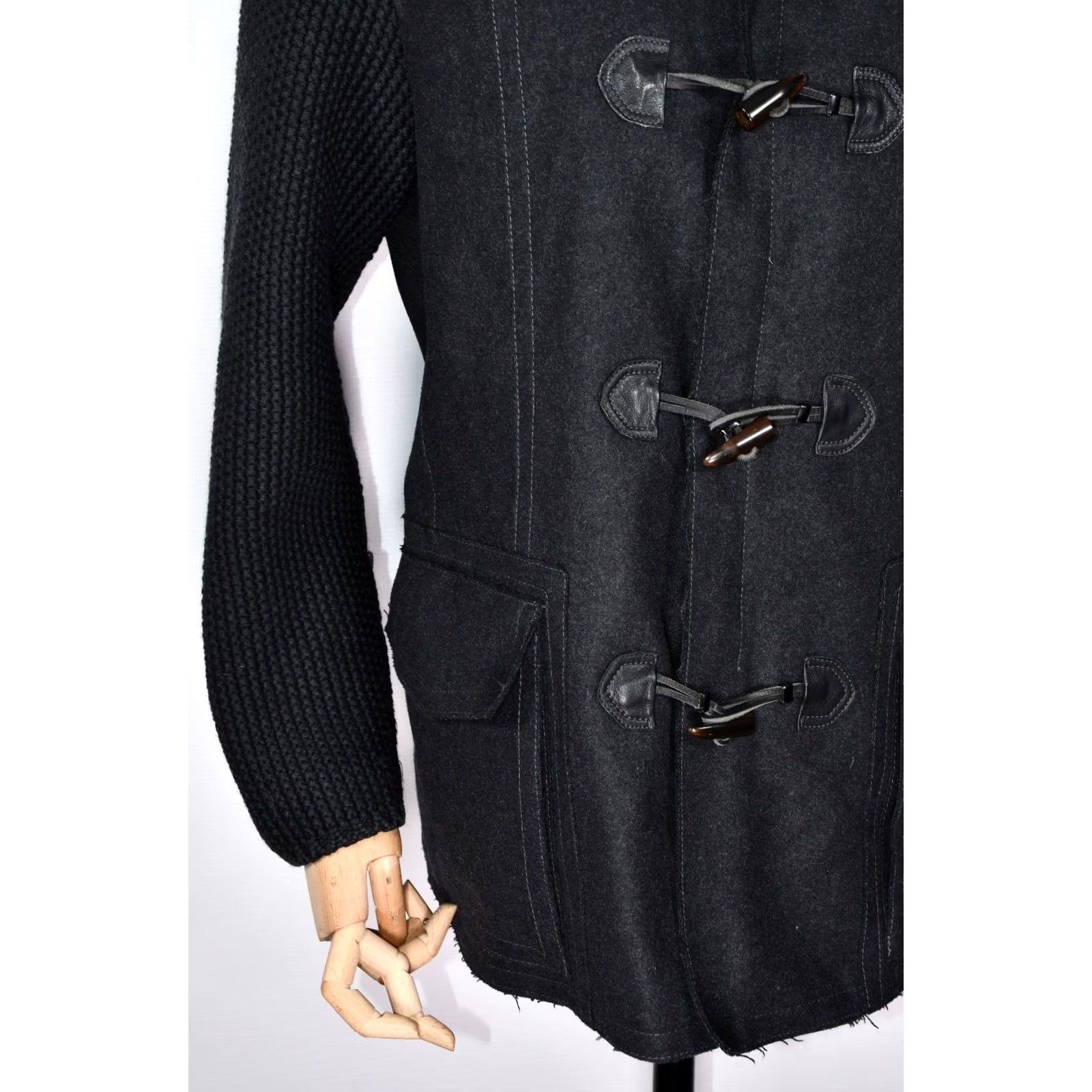 Pal Zileri Pal Zileri Lab Wool Jacket 52 Men Black Zip Casual Vintage No Size US L / EU 52-54 / 3 - 3 Thumbnail
