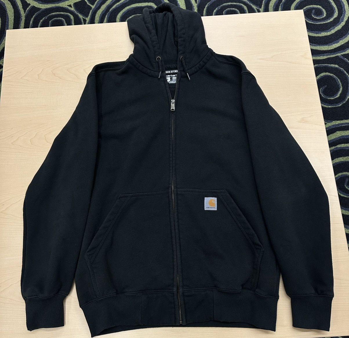 Carhartt Vintage Carhartt Rain-defender Loose-Fit Black Zip-up Jacket Size US M / EU 48-50 / 2 - 11 Thumbnail
