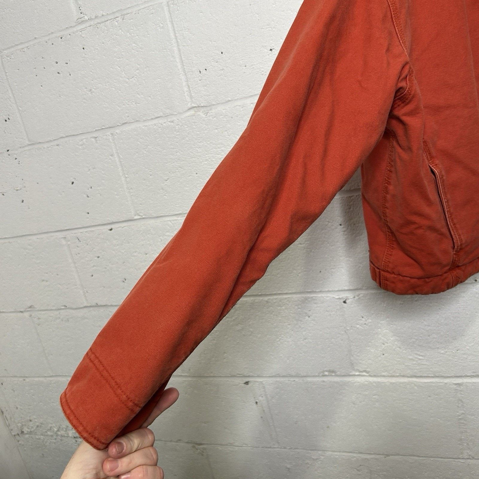 Vintage Vintage Berne Canvas Sherpa-Lined Detroit Jacket “Orange” Size M / US 6-8 / IT 42-44 - 7 Thumbnail