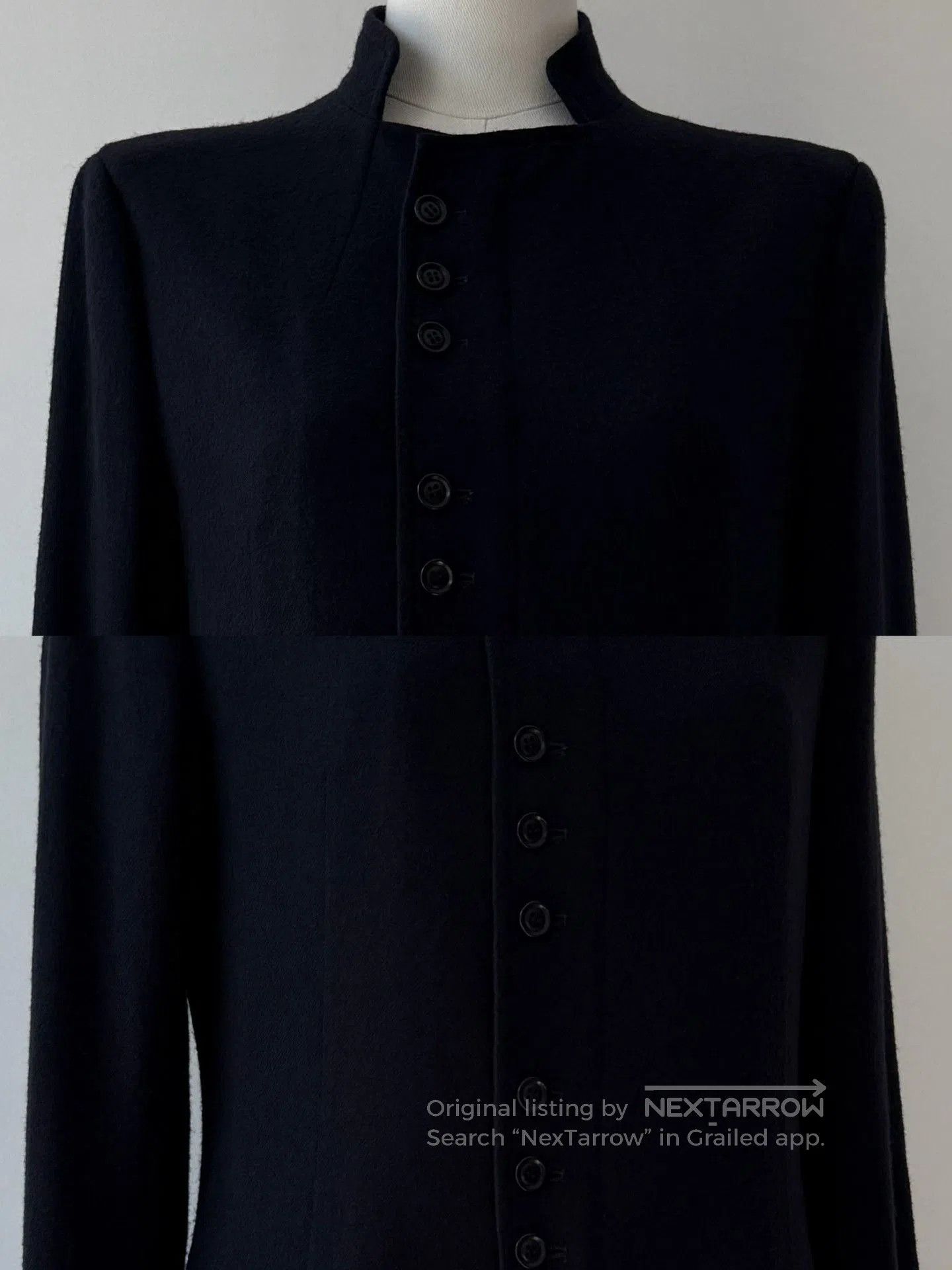 Yohji Yamamoto Yohji Yamamoto Y's 23AW Buttoned Coat. Size US M / EU 48-50 / 2 - 6 Thumbnail