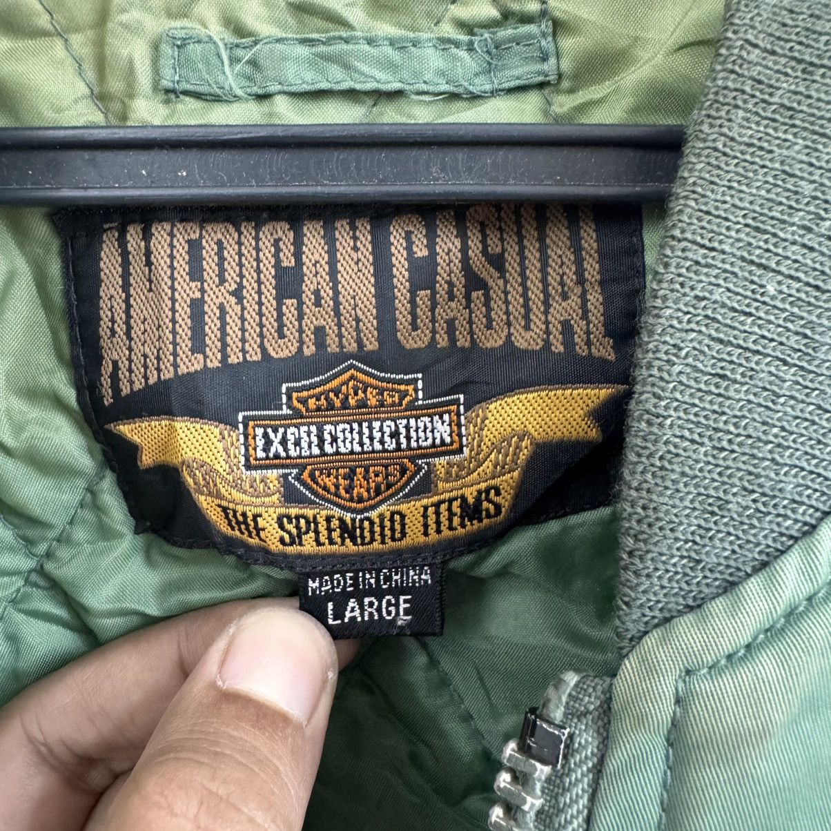 Vintage Vintage Flight Jacket World Resort Club Usa American Casual Size US L / EU 52-54 / 3 - 6 Thumbnail