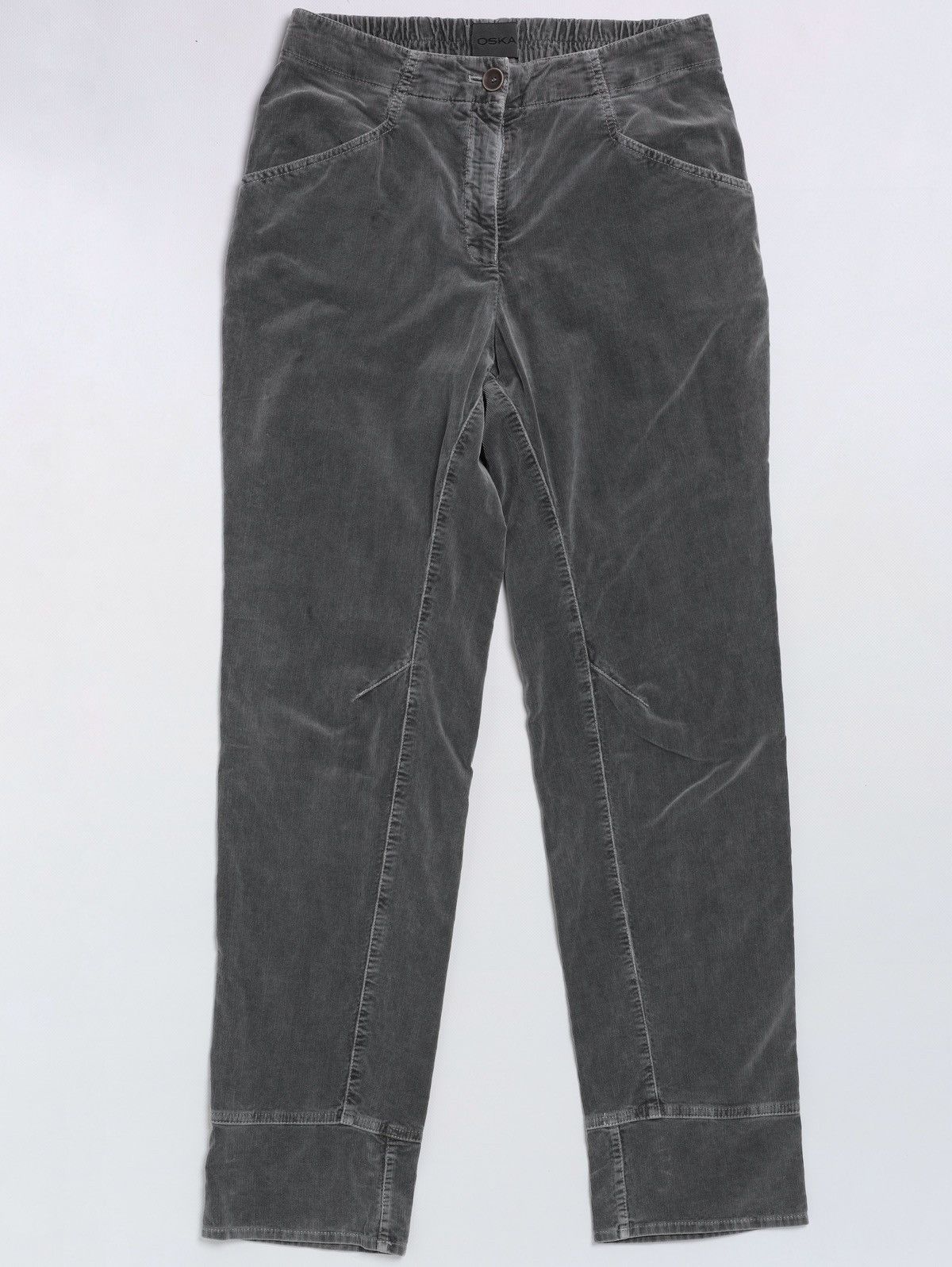 OSKA Oska Corduroy Velvet Pants Trousers Gray Size 30" / US 8 / IT 44 - 1 Thumbnail