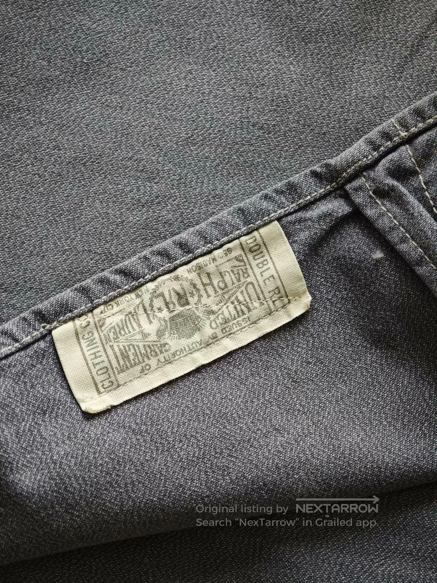 RRL Ralph Lauren RRL Double RL Gray Work Shirt. Size US S / EU 44-46 / 1 - 6 Thumbnail