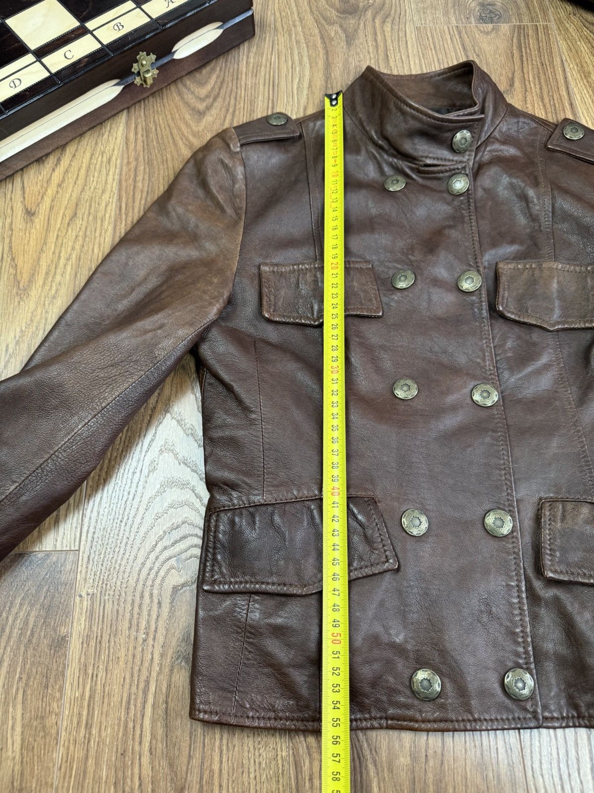 Vintage Vintage leather jacket 90s original retro casual item Size US S / EU 44-46 / 1 - 5 Thumbnail
