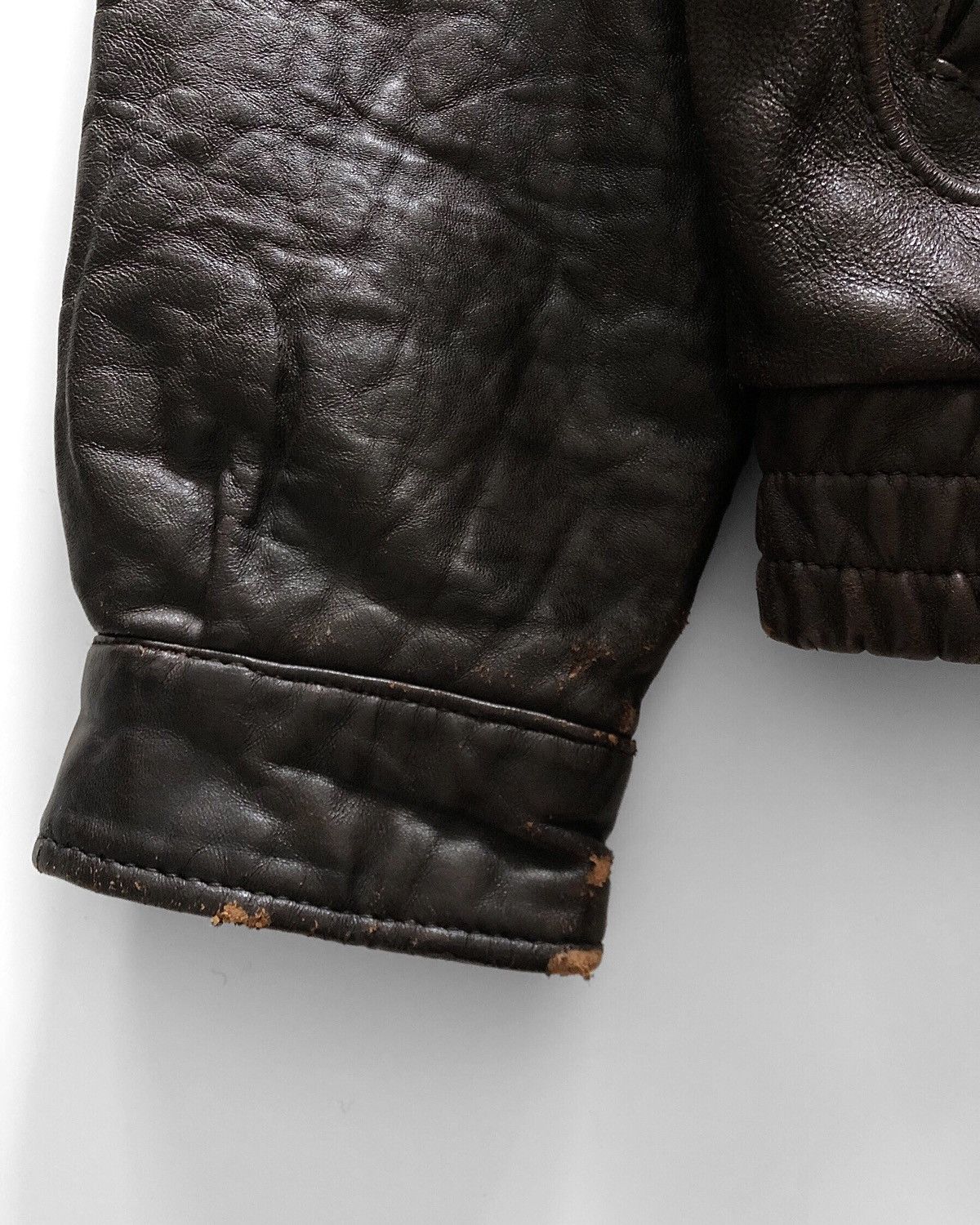 Chevignon LATE 1980's VINTAGE CHEVIGNON LEATHER JACKET Size US L / EU 52-54 / 3 - 5 Thumbnail