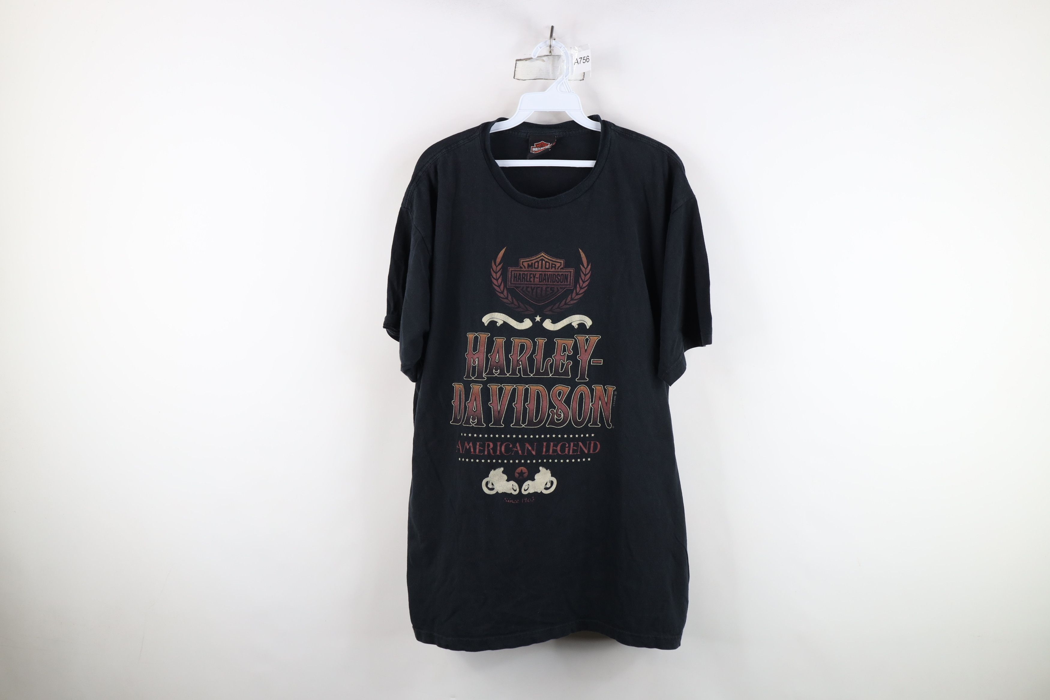 Harley Davidson Vintage Y2K Harley Davidson Spell Out Big Logo T-Shirt Black Size US XXL / EU 58 / 5 - 1 Thumbnail