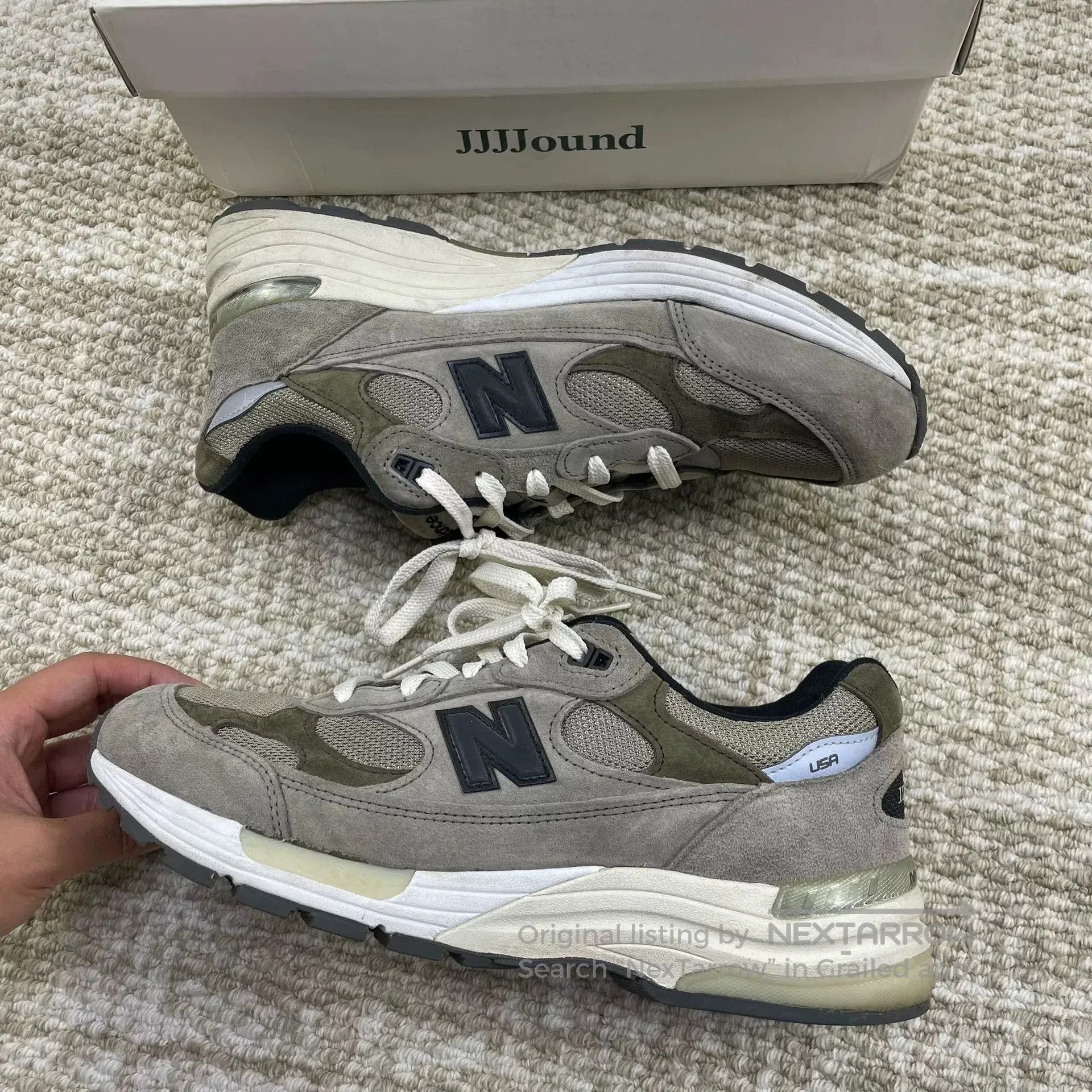 JJJJound JJJJound x New Balance M992J2 Sneakers. Size US 10.5 / EU 43-44 - 2 Thumbnail