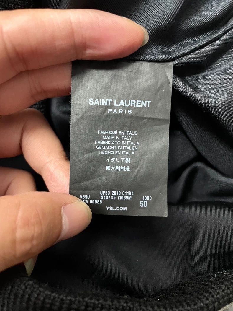 Saint Laurent Paris Saint Laurent Paris Thin patchwork baseball jersey-2506 Size US L / EU 52-54 / 3 - 3 Thumbnail