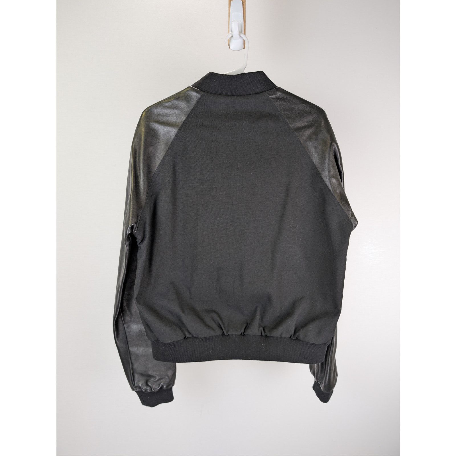 Saint Laurent Paris o1rshd1 CC20 Leather Bomber Jacket in Black Size US M / EU 48-50 / 2 - 11 Thumbnail