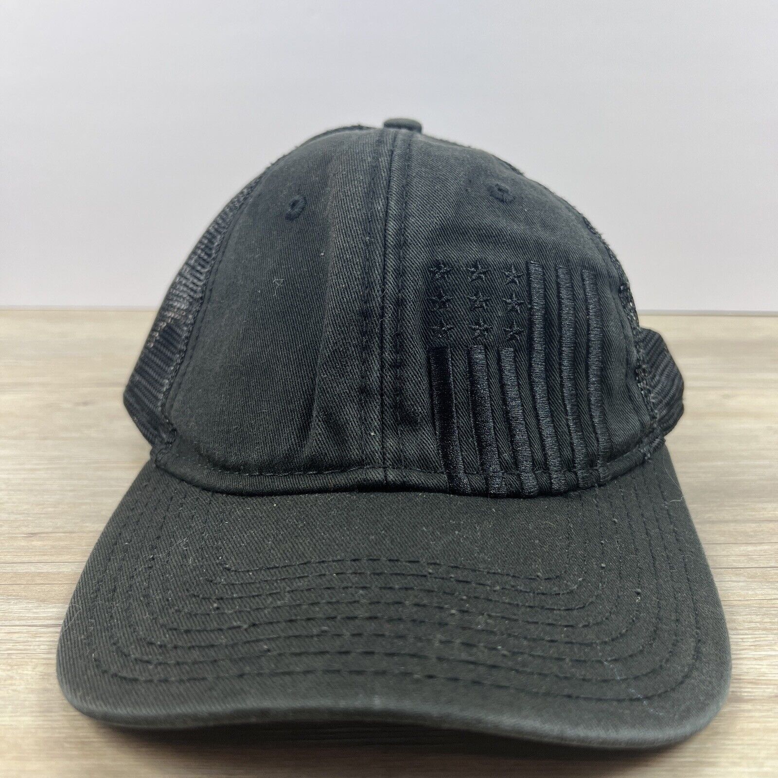 Other Black USA Flag Hat Adjustable Hat Black Adjustable Hat Adult Size ONE SIZE - 5 Thumbnail