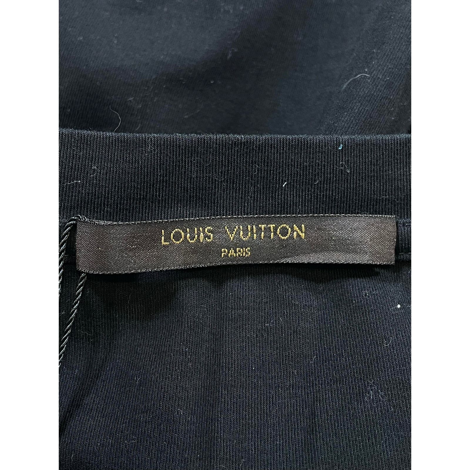 Louis Vuitton Louis Vuitton Diamond LV Black Tee Size US L / EU 52-54 / 3 - 3 Thumbnail
