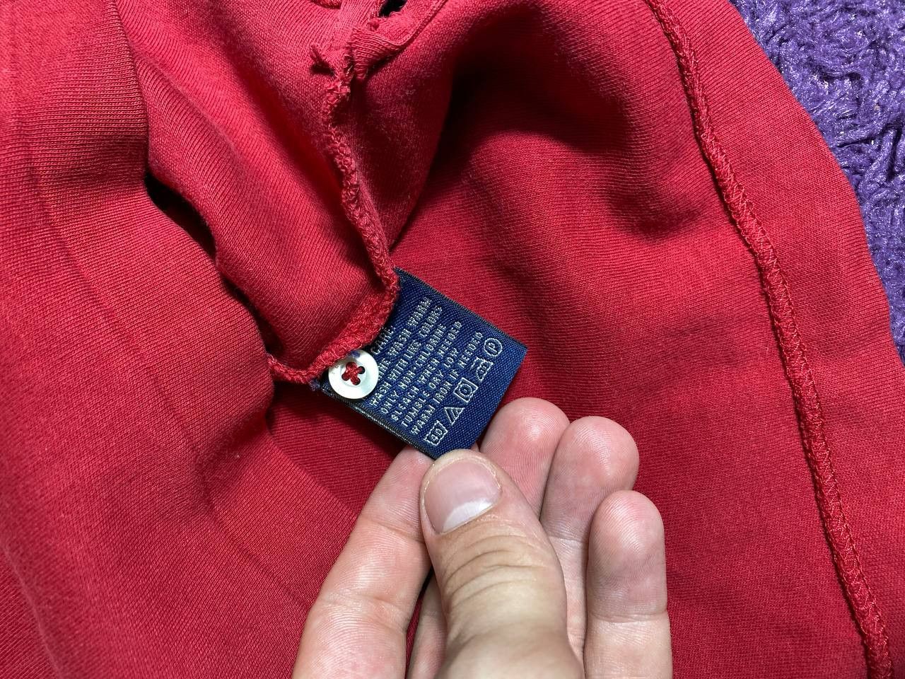 Polo Ralph Lauren × Vintage Vintage Polo Ralph Lauren Rugby Shirt Logo Y2K Size US L / EU 52-54 / 3 - 6 Thumbnail