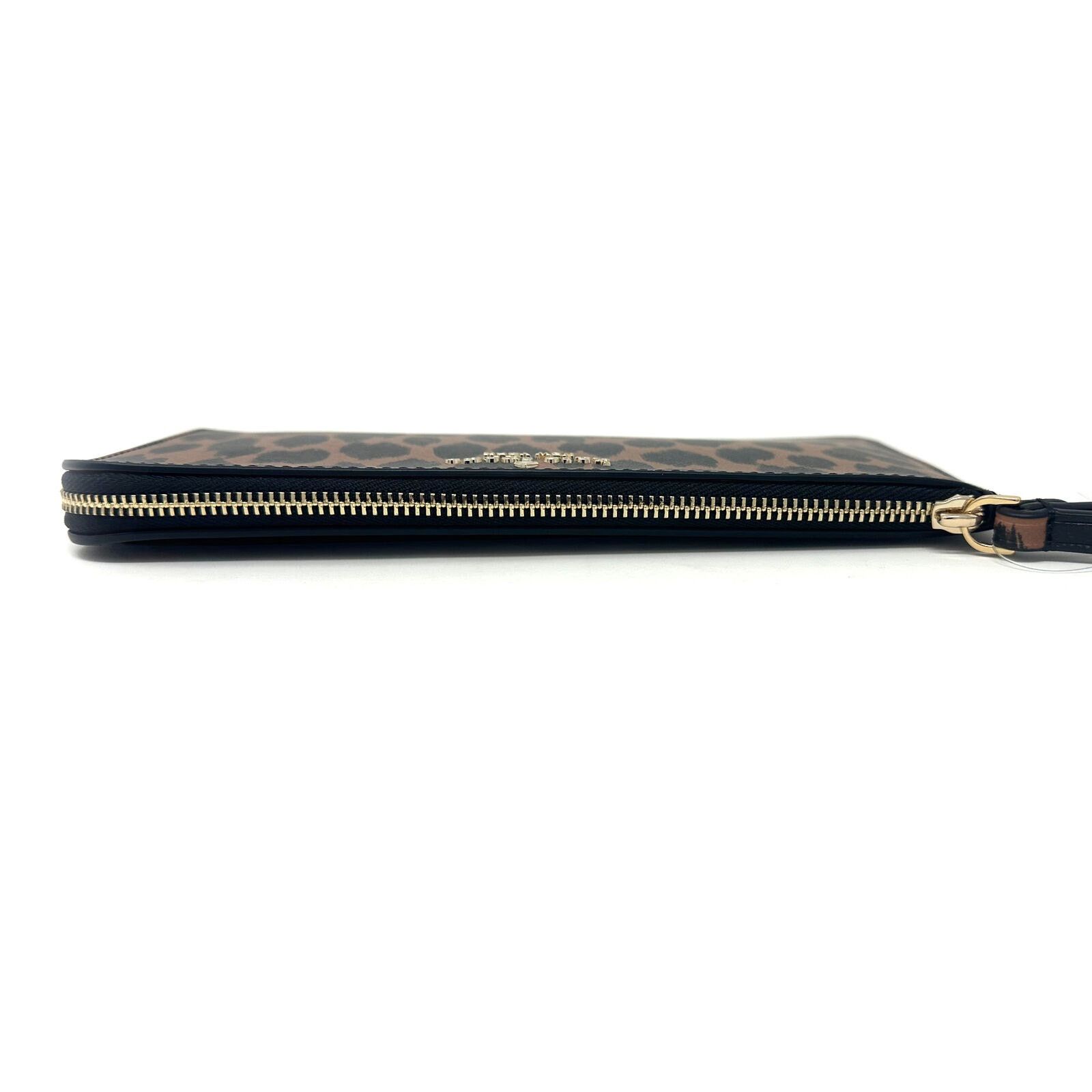 Kate Spade Kate Spade Lucy Medium L-Zip Wristlet in Leopard Print KE636 Size ONE SIZE - 8 Thumbnail