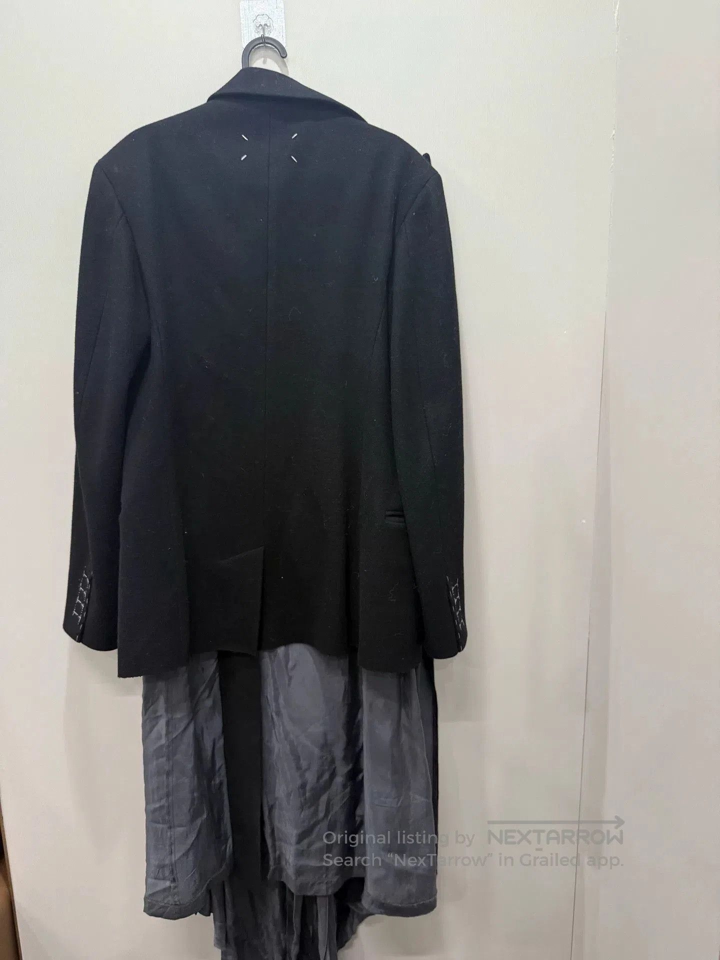 Maison Margiela Maison Margiela Black Wool Coat. Size US XXS / EU 40 - 7 Thumbnail