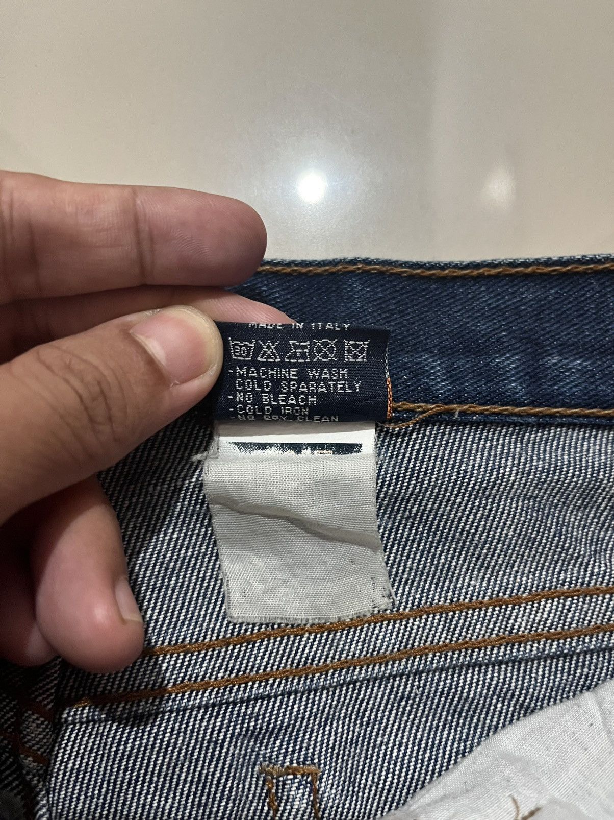 W&LT SS2006 W&LT WALTER VAN BEIRENDONCK STONE WASH BOOTCUT JEANS Size US 30 / EU 46 - 6 Thumbnail