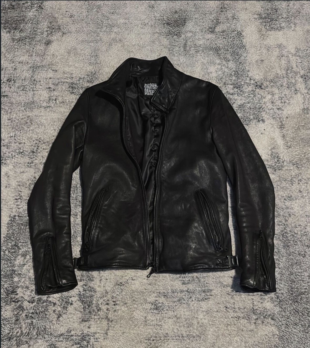 If Six Was Nine Nano Universe Japanese Leather Jacket Size US S / EU 44-46 / 1 - 2 Thumbnail