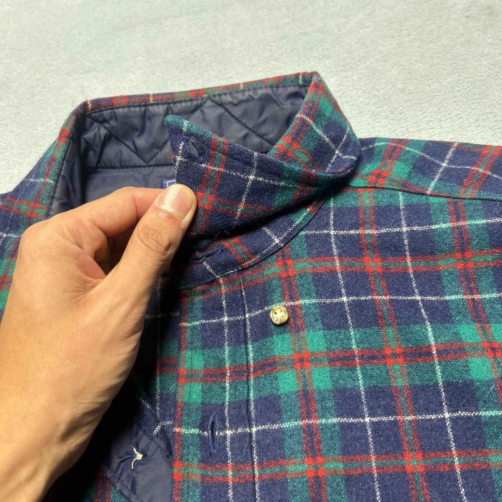 Pendleton 1960s USA Pendleton Wool Flannel Shirt Men Medium Shetand Size US M / EU 48-50 / 2 - 5 Thumbnail