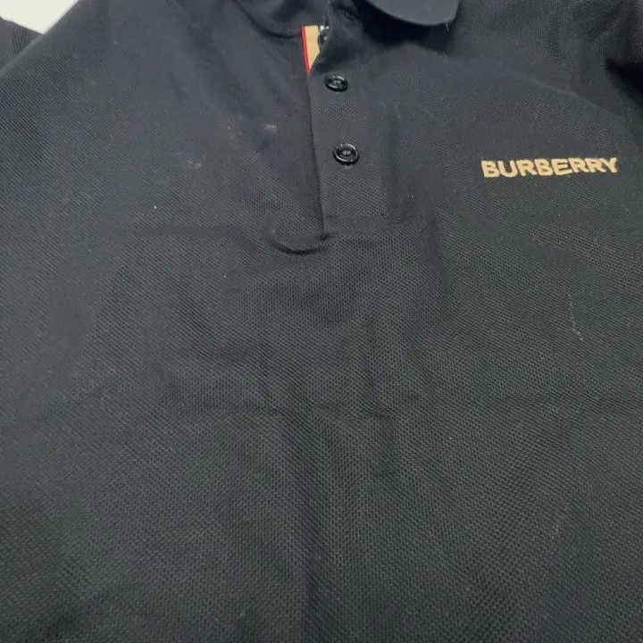 Burberry Burberry Burberry SS24 Embroidered Logo Polo Shirt for Men Size US M / EU 48-50 / 2 - 5 Thumbnail
