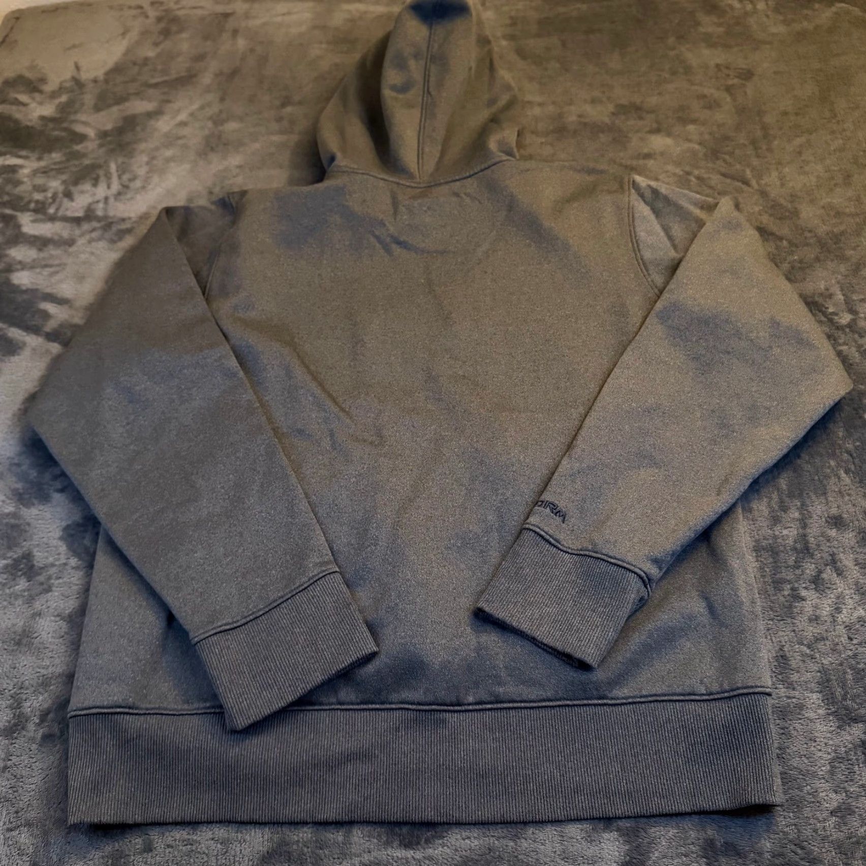 Under Armour Under Armour Hoodie Mens Medium Gray Orange Logo Storm Fleece Sweatshirt Pullover Size US M / EU 48-50 / 2 - 6 Thumbnail