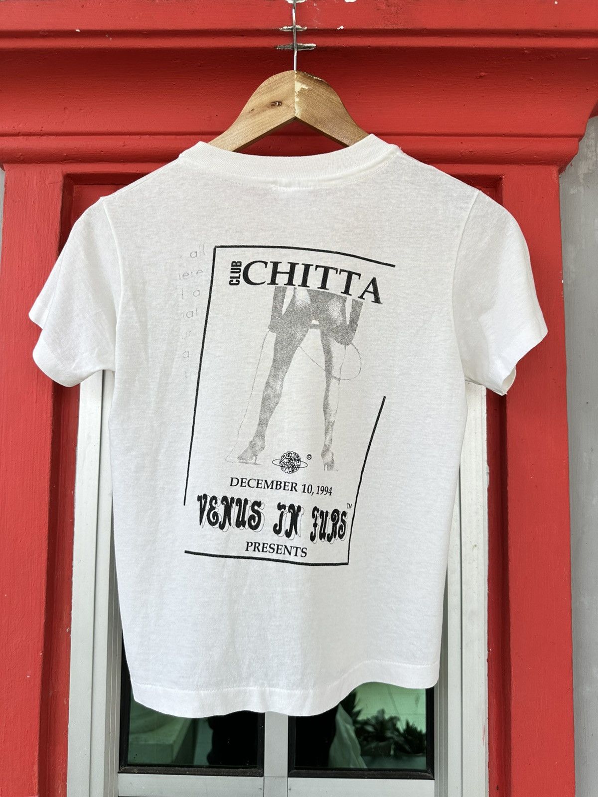 Vintage RARE Vintage 90s Venus In Furs Movie Archived Tee Size US XXS / EU 40 - 2 Thumbnail