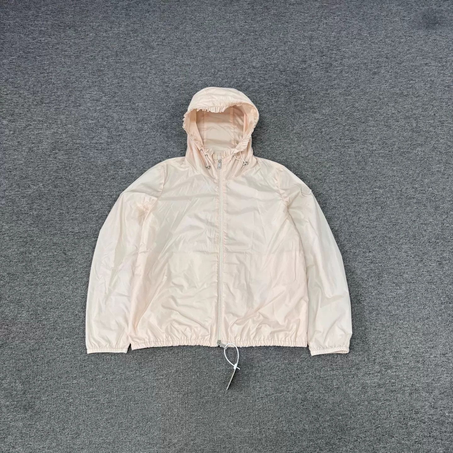 Moncler Moncler Light Pink Lightweight Windproof Shell Jacket 3 Size L / US 10 / IT 46 - 1 Thumbnail