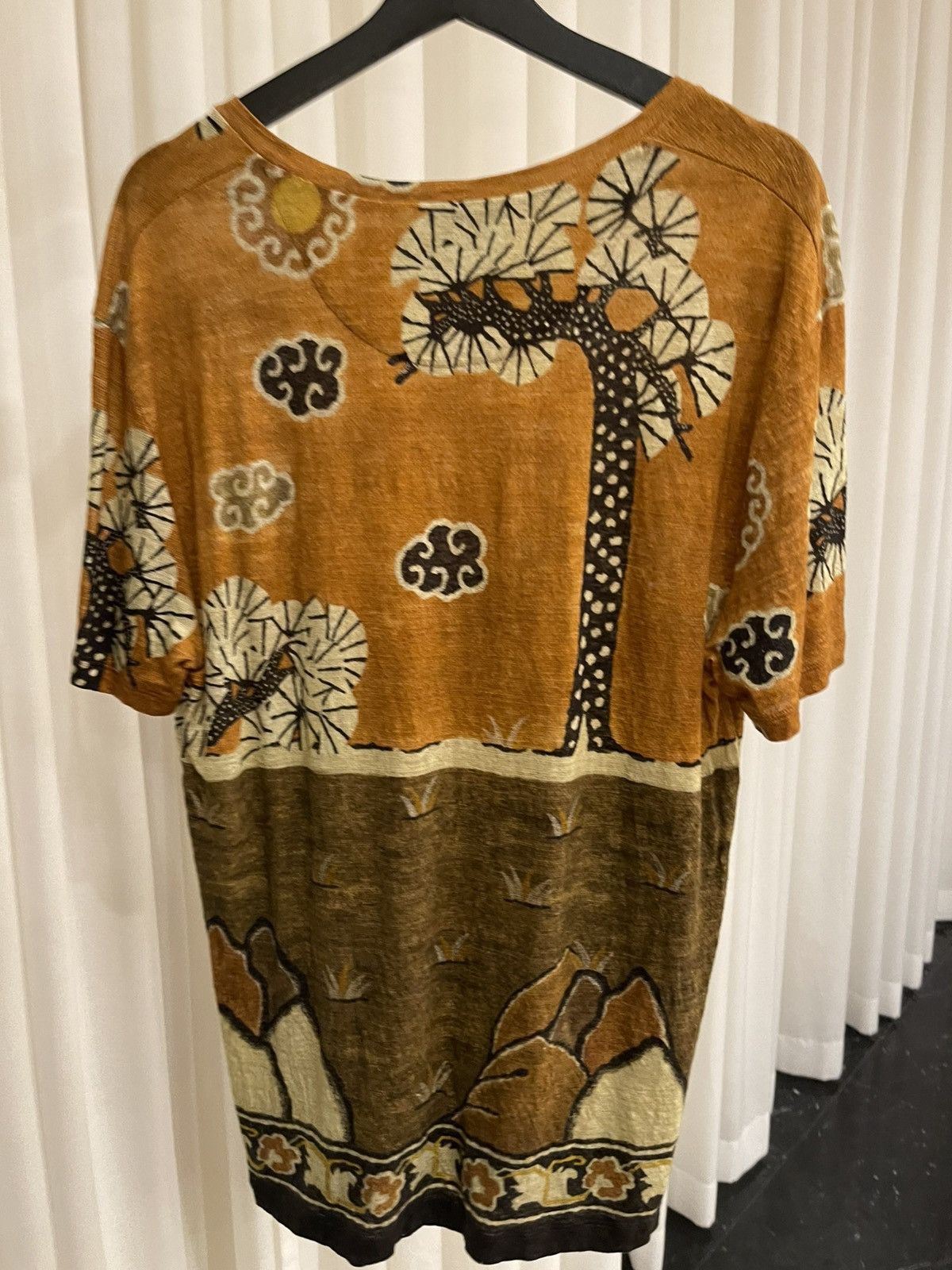 Gucci Gucci Linen Tiger TShirt Size US M / EU 48-50 / 2 - 2 Thumbnail