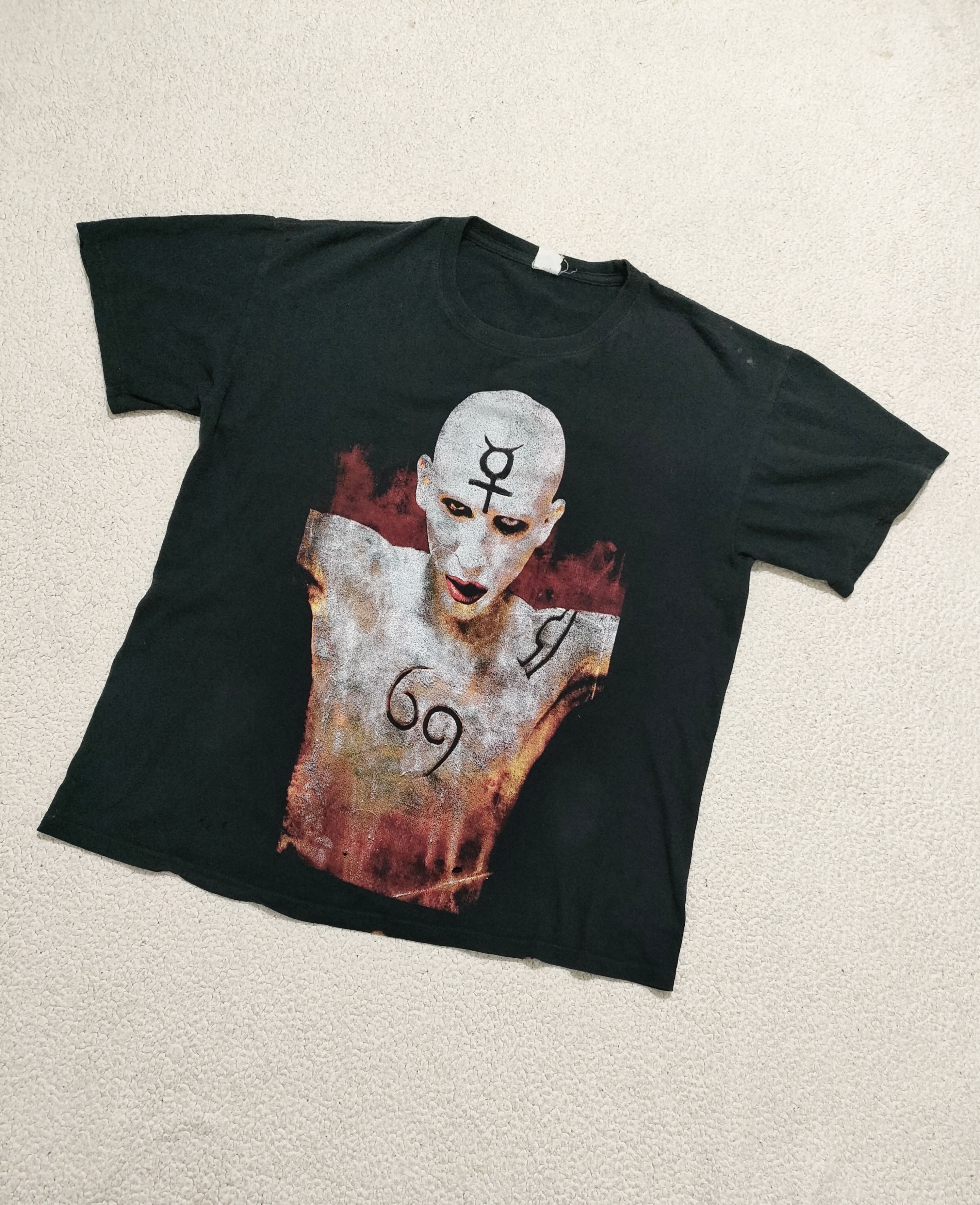 Band Tees Early 00s MARILYN MANSON Vintage Tee Size US XL / EU 56 / 4 - 2 Thumbnail